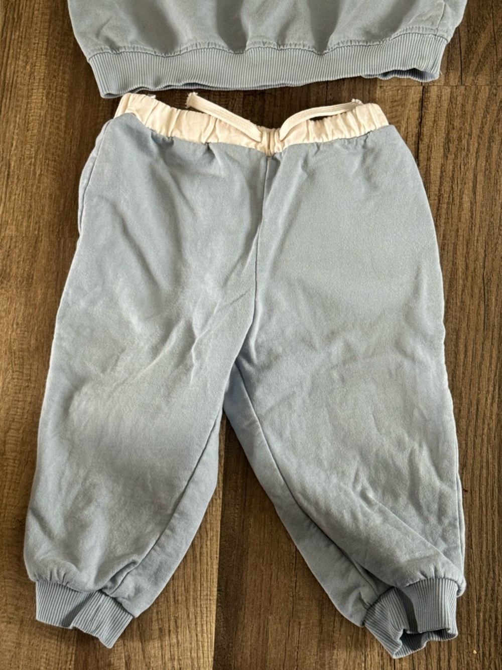 H&M Light Blue Jogger Sweatpants - Soft Casual Bottoms - Picture 3 of 3
